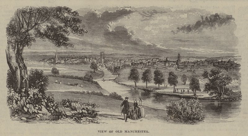 Veduta del Vecchio Manchester da English School
