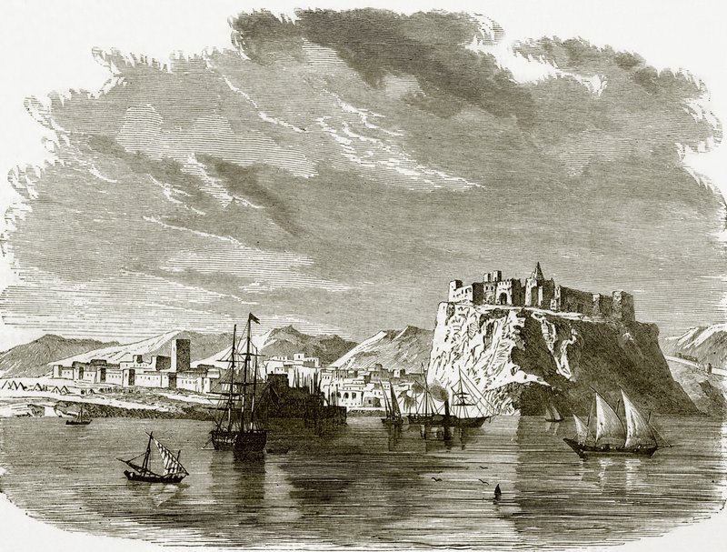 Veduta di Sallee e Rabat da English School