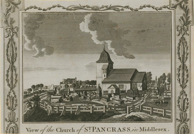 Veduta della Chiesa di St Pancras da English School