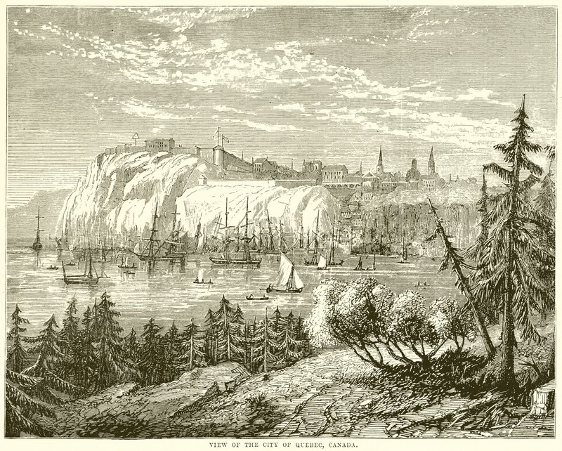 Veduta della Città di Quebec, Canada da English School