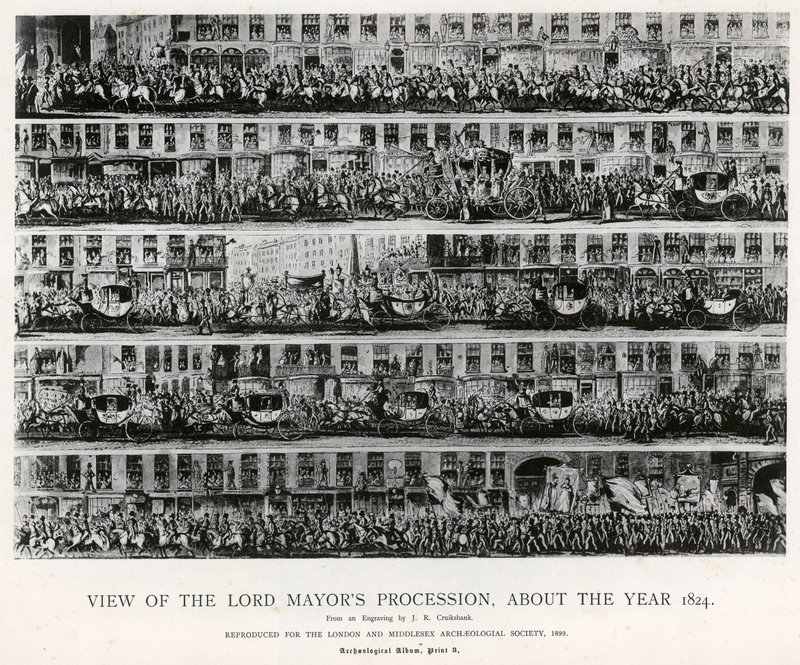 Vista della Processione del Sindaco, circa l