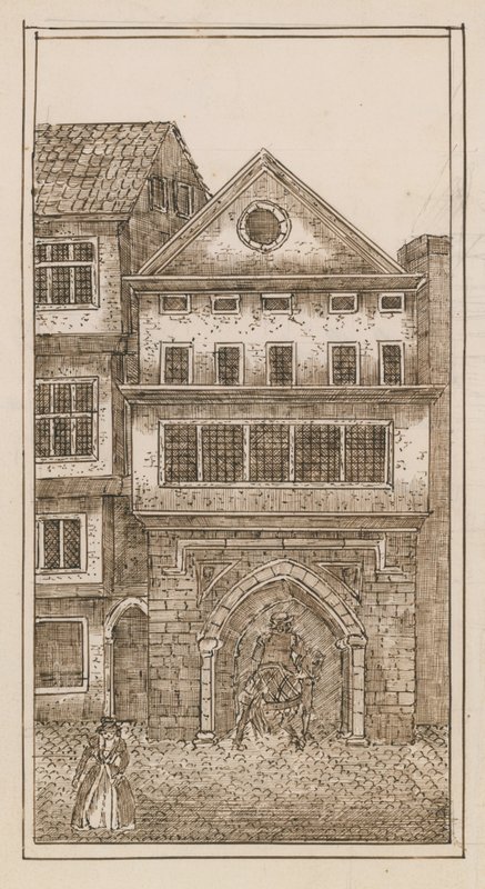 Vista del cancello nord della Cattedrale di San Paolo da English School