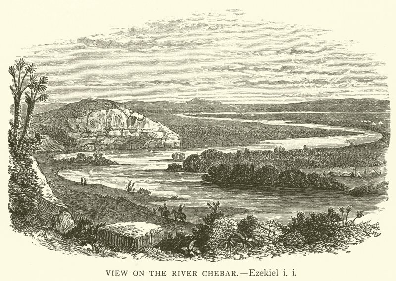 Veduta sul fiume Chebar, Ezechiele, i, i da English School