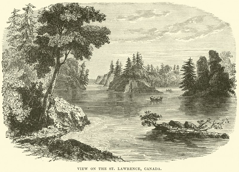 Veduta sul San Lorenzo, Canada da English School