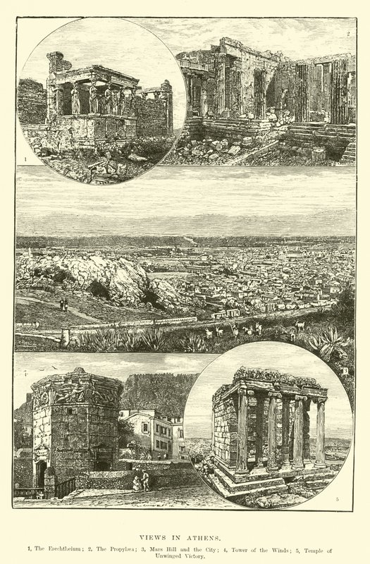 Vedute di Atene da English School