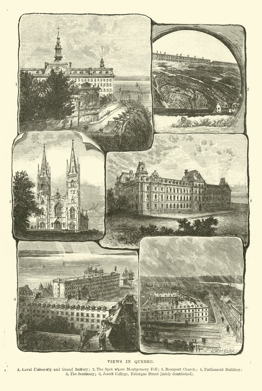 Vedute di Quebec da English School