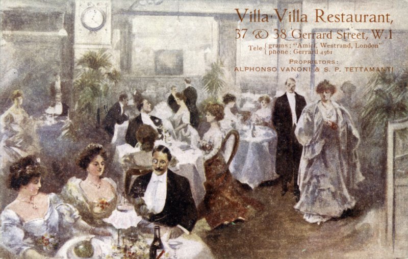 Ristorante Villa Villa, 37-38 Gerrard Street, Londra W1 da English School