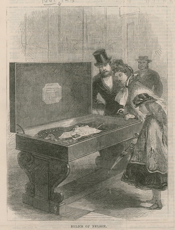 Visita al Greenwich Hospital; Reliquie di Nelson da English School