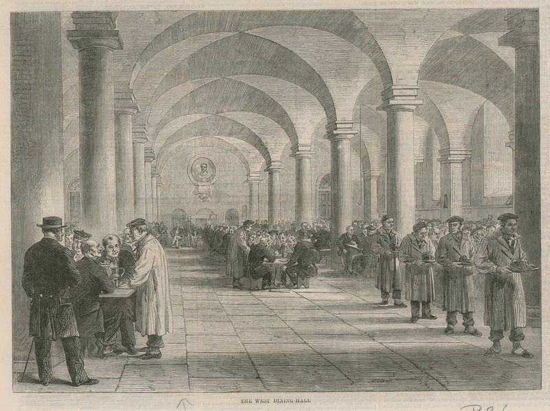 Visita al Greenwich Hospital; La sala da pranzo ovest da English School