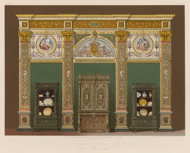 Decorazione murale e mobili da English School