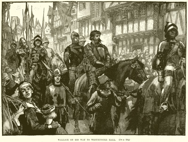 Wallace sulla strada per Westminster Hall da English School
