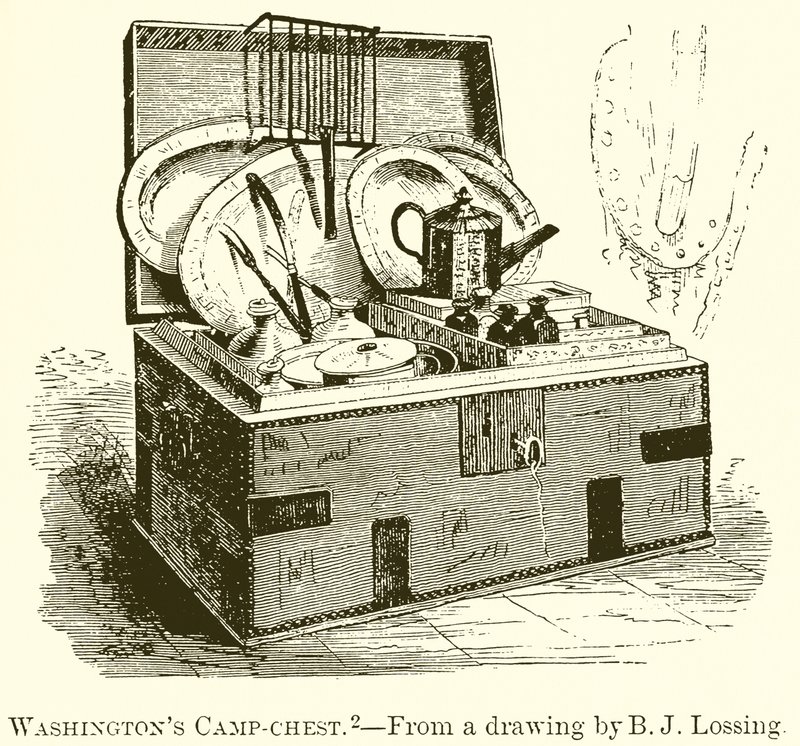 Il baule da campo di Washington da English School