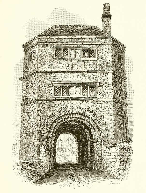 Torre di Guardia su Hythe Bridge, chiamata Studio di Fra Bacone da English School