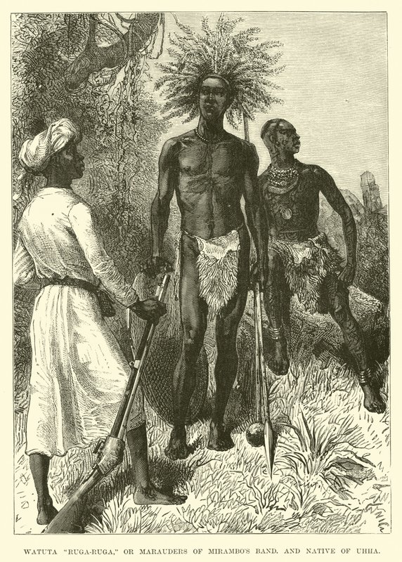 Watuta Ruga-Ruga, o Predoni della banda di Mirambo, e nativo di Uhha da English School