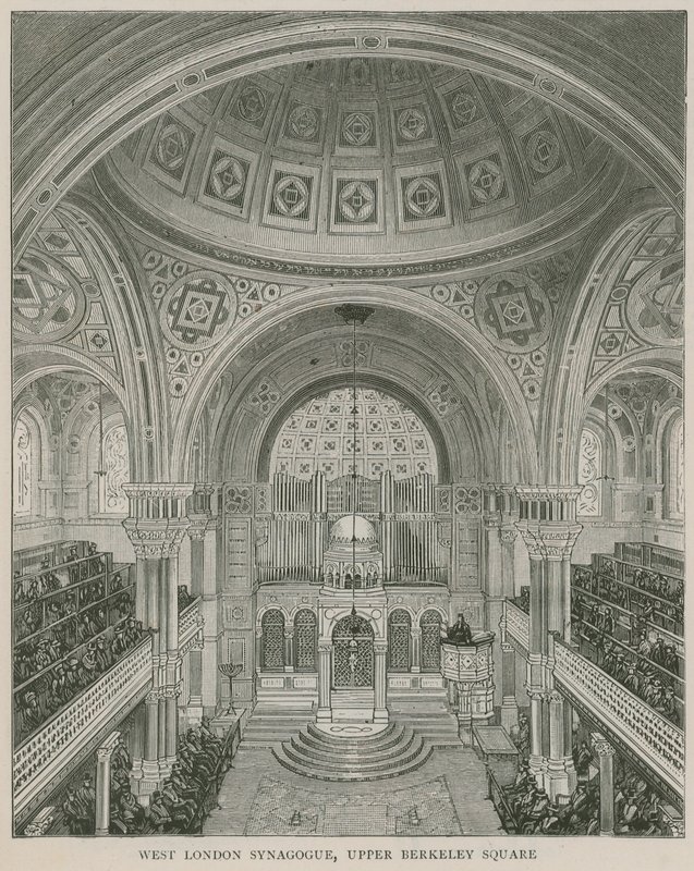 Sinagoga di West London, Upper Berkeley Square da English School