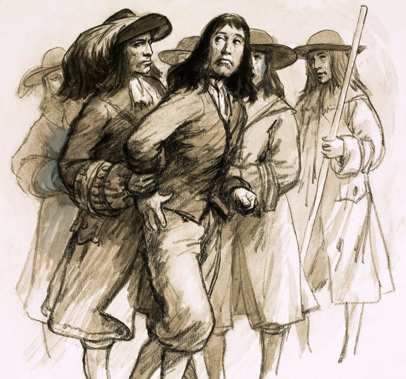 Quando Giacomo II abdicò, il giudice odiato Jeffreys fuggì per la sua vita da English School
