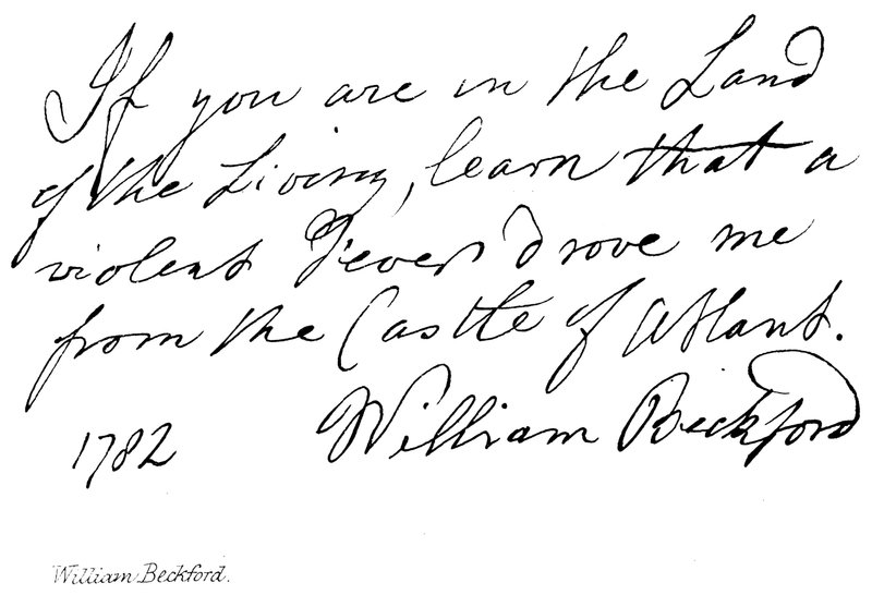 William Beckford da English School
