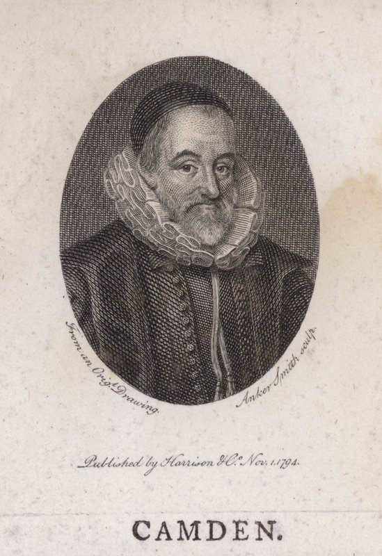 William Camden, antiquario, storico e geografo inglese da English School