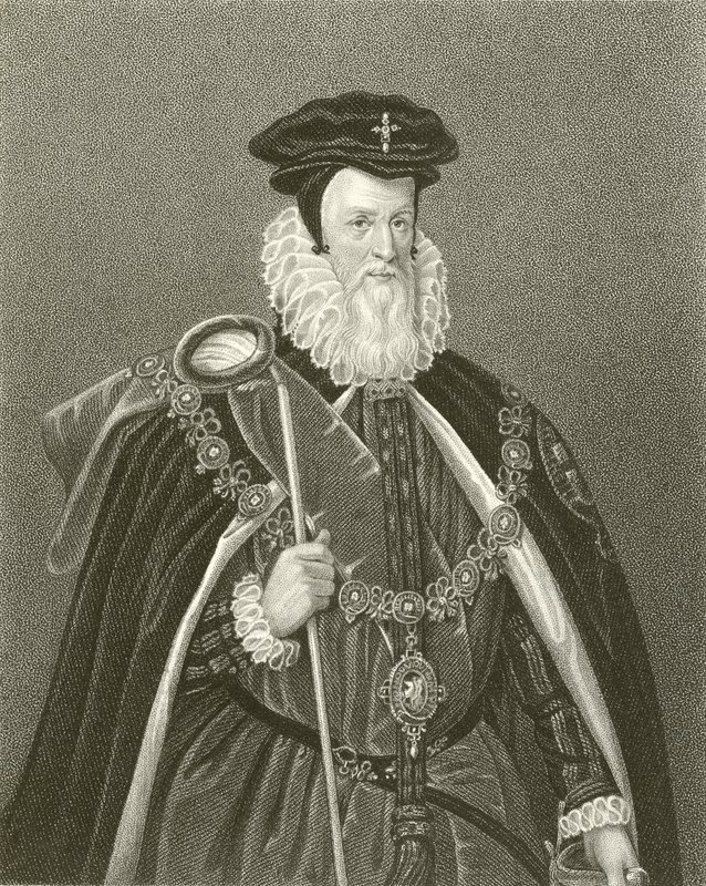 William Cecil, Lord Burghley da English School