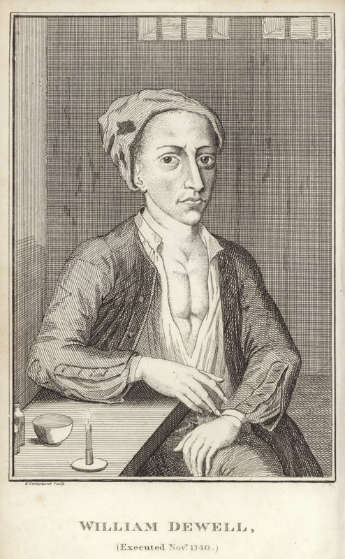 William Dewell, giustiziato novembre 1740 da English School