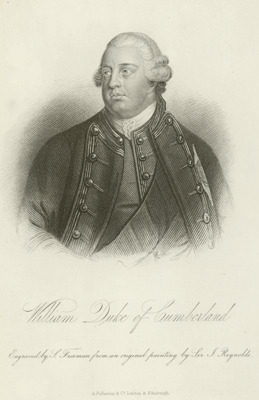 William, Duca di Cumberland da English School