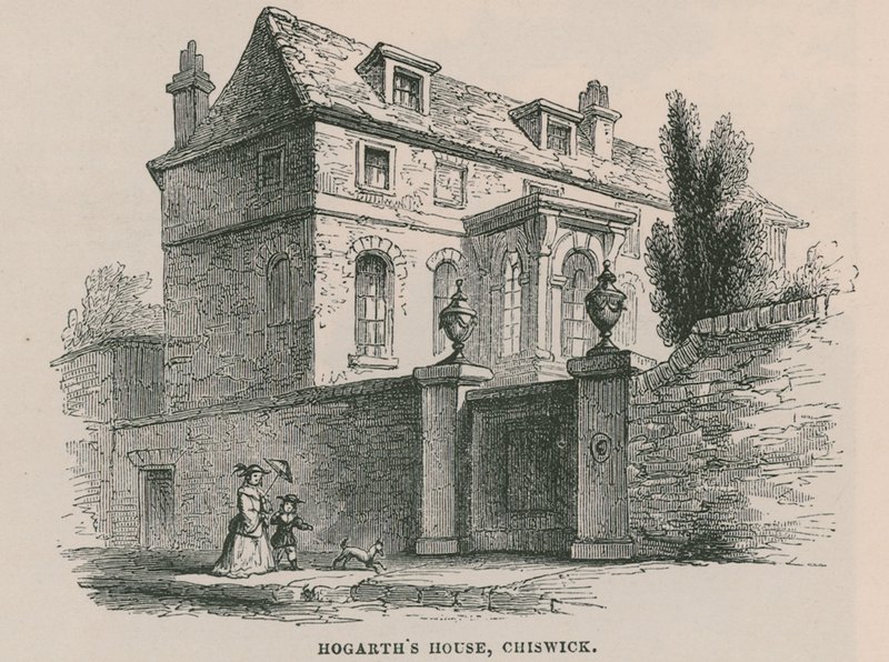 Casa di William Hogarth, Chiswick da English School