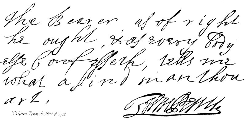 William Penn, nato 1644, morto 1718 da English School