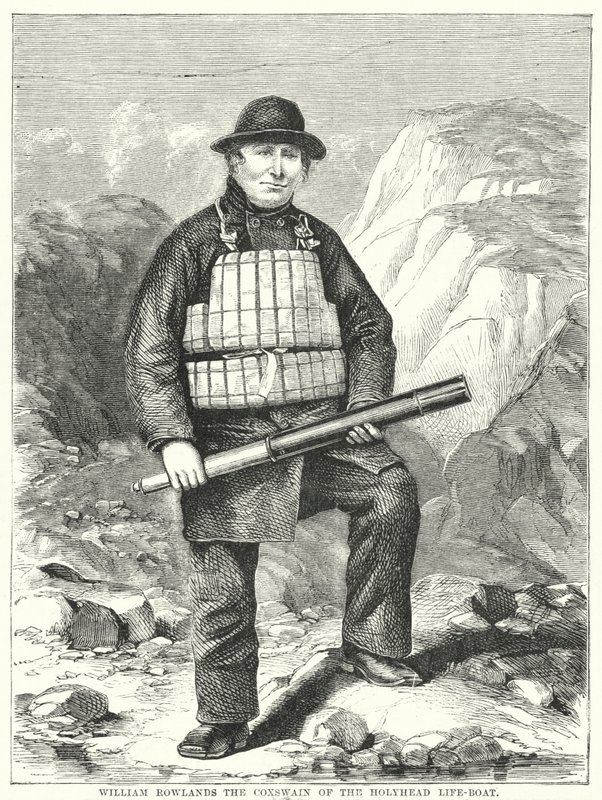William Rowlands, il timoniere della scialuppa di salvataggio di Holyhead da English School