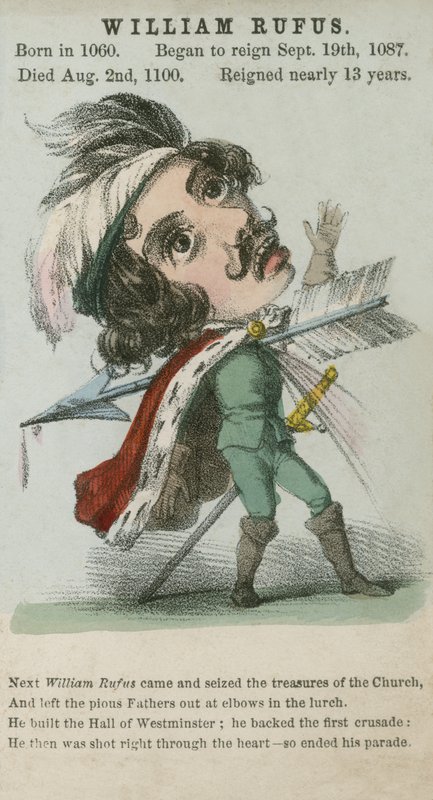 Guglielmo Rufus, Re Guglielmo II (acquatinta) da English School