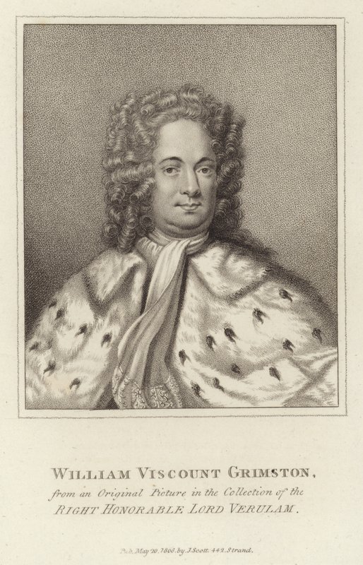 William Visconte Grimston da English School