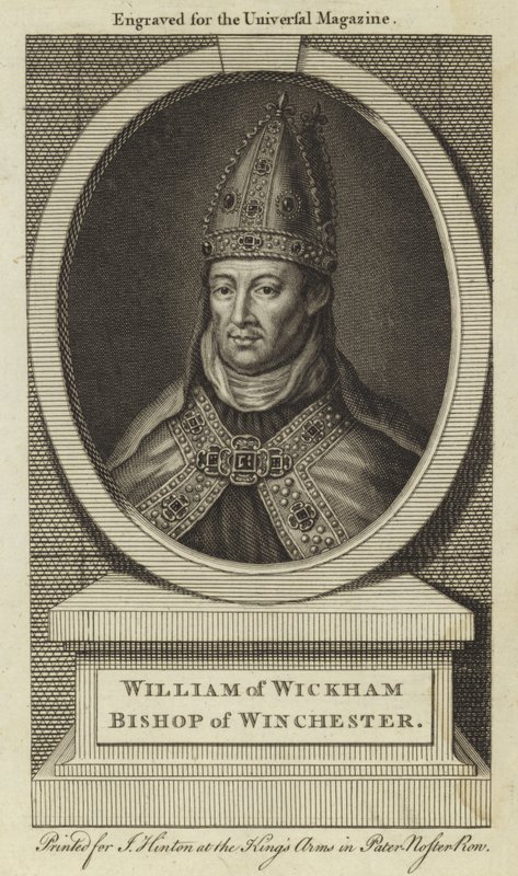 William di Wickham, Vescovo di Winchester da English School