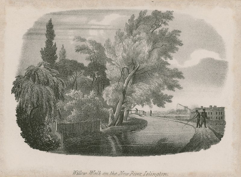 Willow Walk sul New River, Islington, Londra da English School