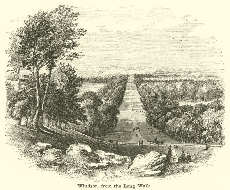 Windsor, dalla Long Walk da English School