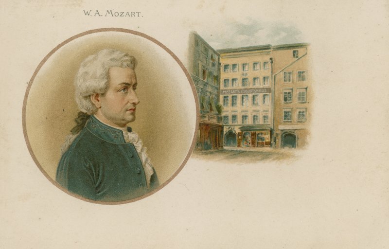 Wolfgang Amadeus Mozart, compositore e musicista austriaco da English School