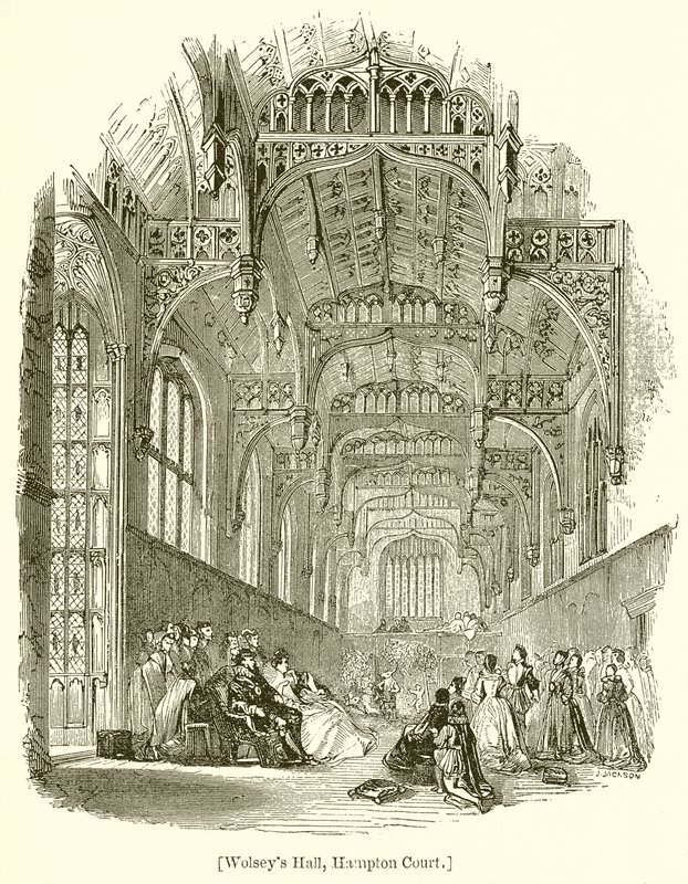 Sala di Wolsey, Hampton Court da English School