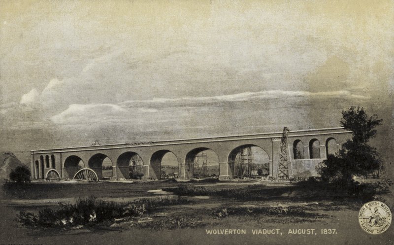 Viadotto di Wolverton, agosto 1837 da English School