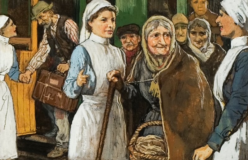 Donne come infermiere nella Prima Guerra Mondiale da English School