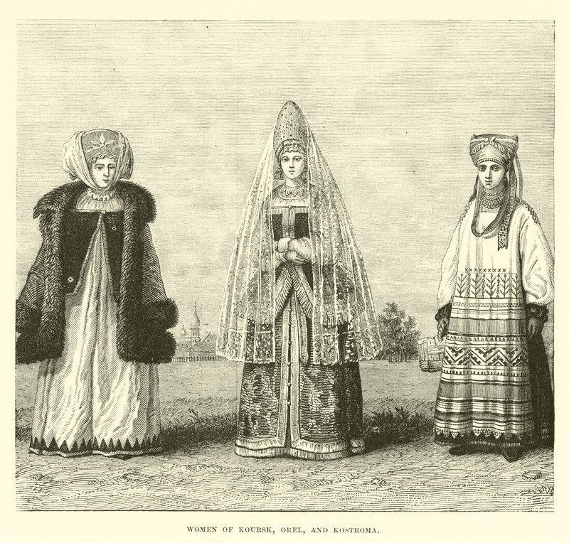 Donne di Koursk, Orel e Kostroma da English School