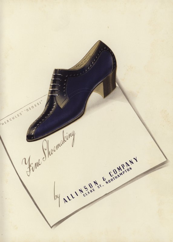 Pubblicità di scarpe da donna, anni 