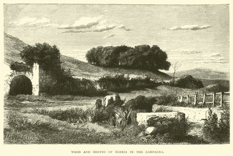 Bosco e grotta di Egeria nella Campagna da English School