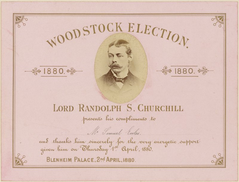 Elezione di Woodstock 1880 da English School