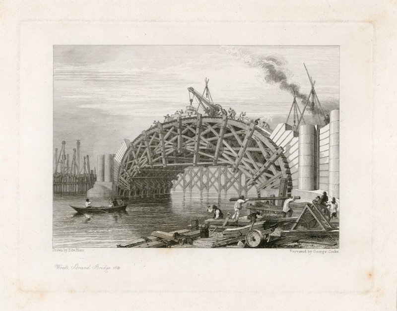 Lavori, Ponte di Strand (cioè Ponte di Waterloo), Londra da English School