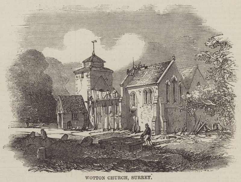 Chiesa di Wotton, Surrey da English School