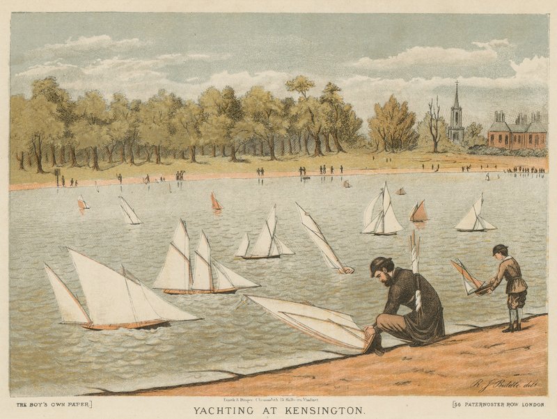 Yachting nei Kensington Gardens da English School