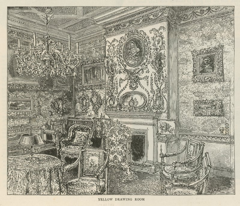 Salotto giallo, Holland House da English School