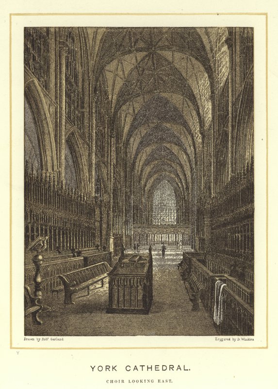 Cattedrale di York, coro guardando a est da English School