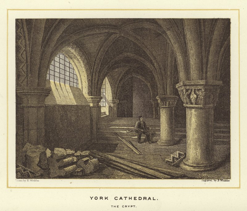 Cattedrale di York, la cripta da English School