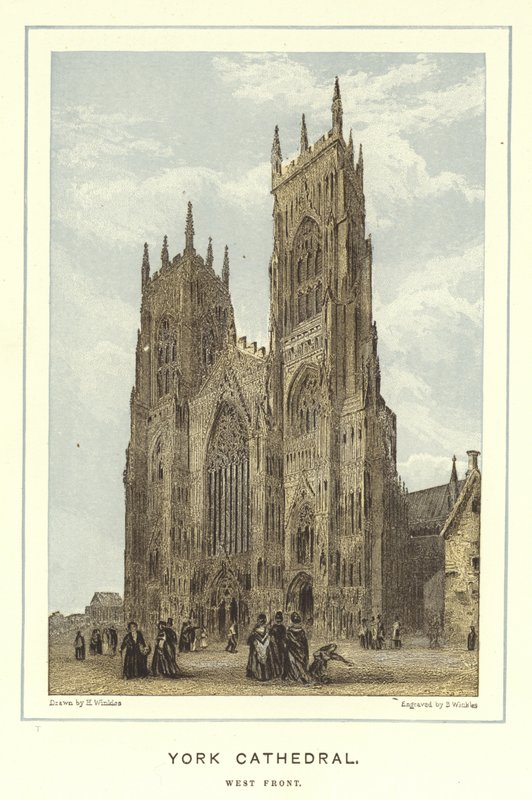 Cattedrale di York, facciata ovest da English School