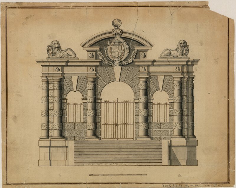 York Stairs di Inigo Jones, c 1626 da English School