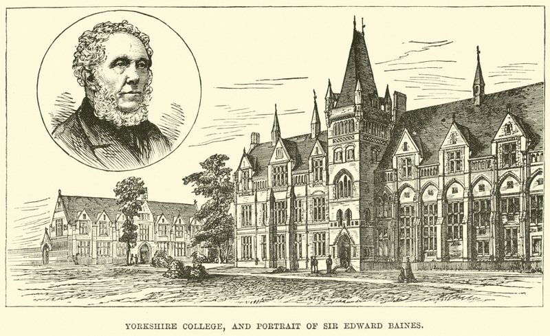 Yorkshire College, e ritratto di Sir Edward Baines da English School